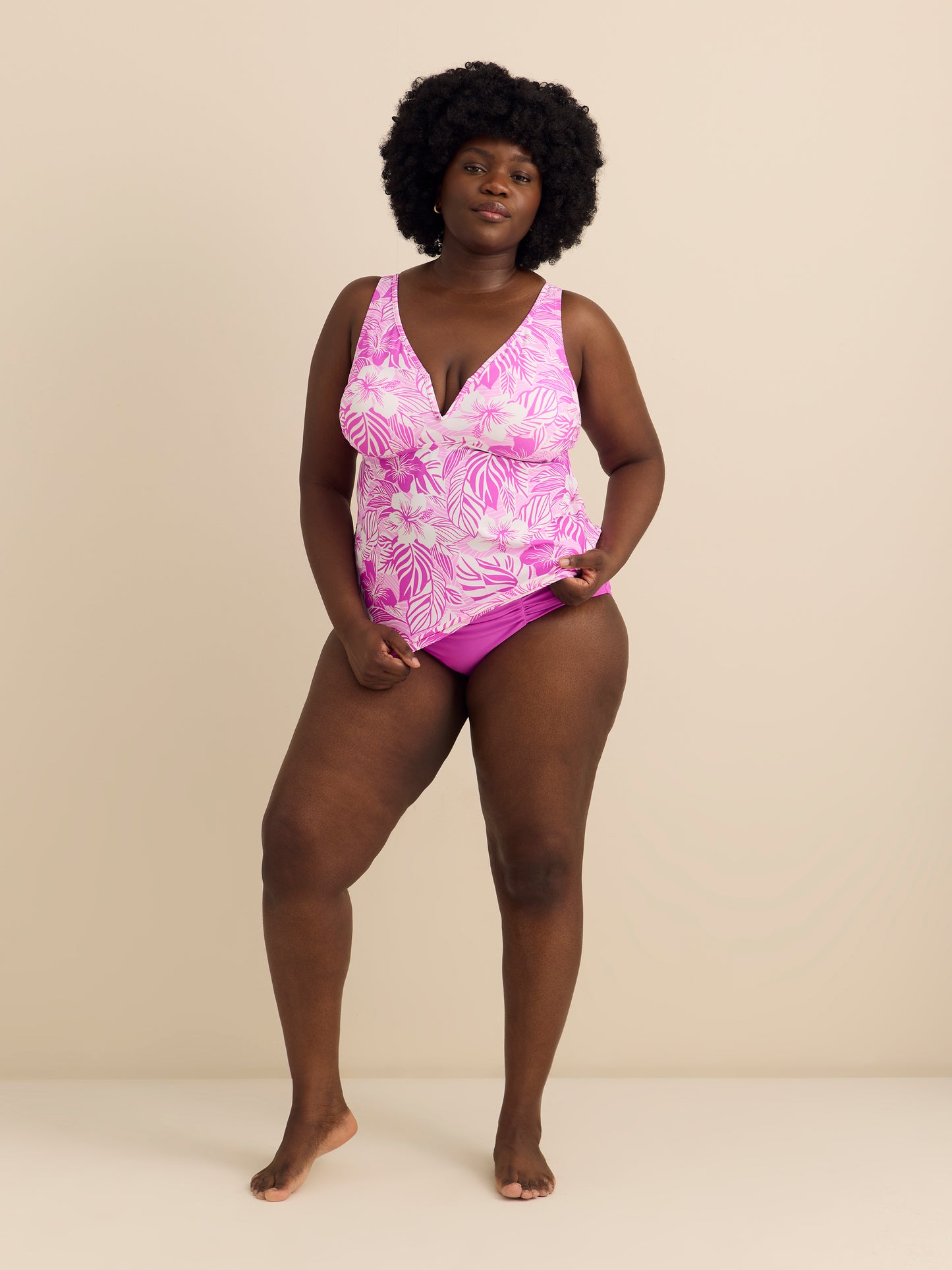 Haut tankini Tanzania à  motif - Raisins Curve