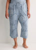 Printed Straight-Leg Capri Pyjama Pant - ti Voglio