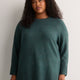 Crew-Neck Tunic Sweater