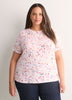 Curvy-Fit Short-Sleeve Crew-Neck Tee