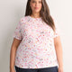 Curvy-Fit Short-Sleeve Crew-Neck Tee