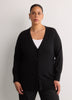 Responsible, Cotton-Blend Tunic Cardigan