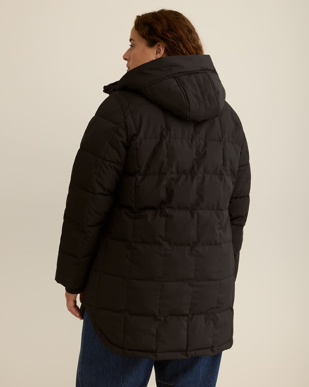 Penningtons Women's Woven Parka – Water Repellent, Removable Hood