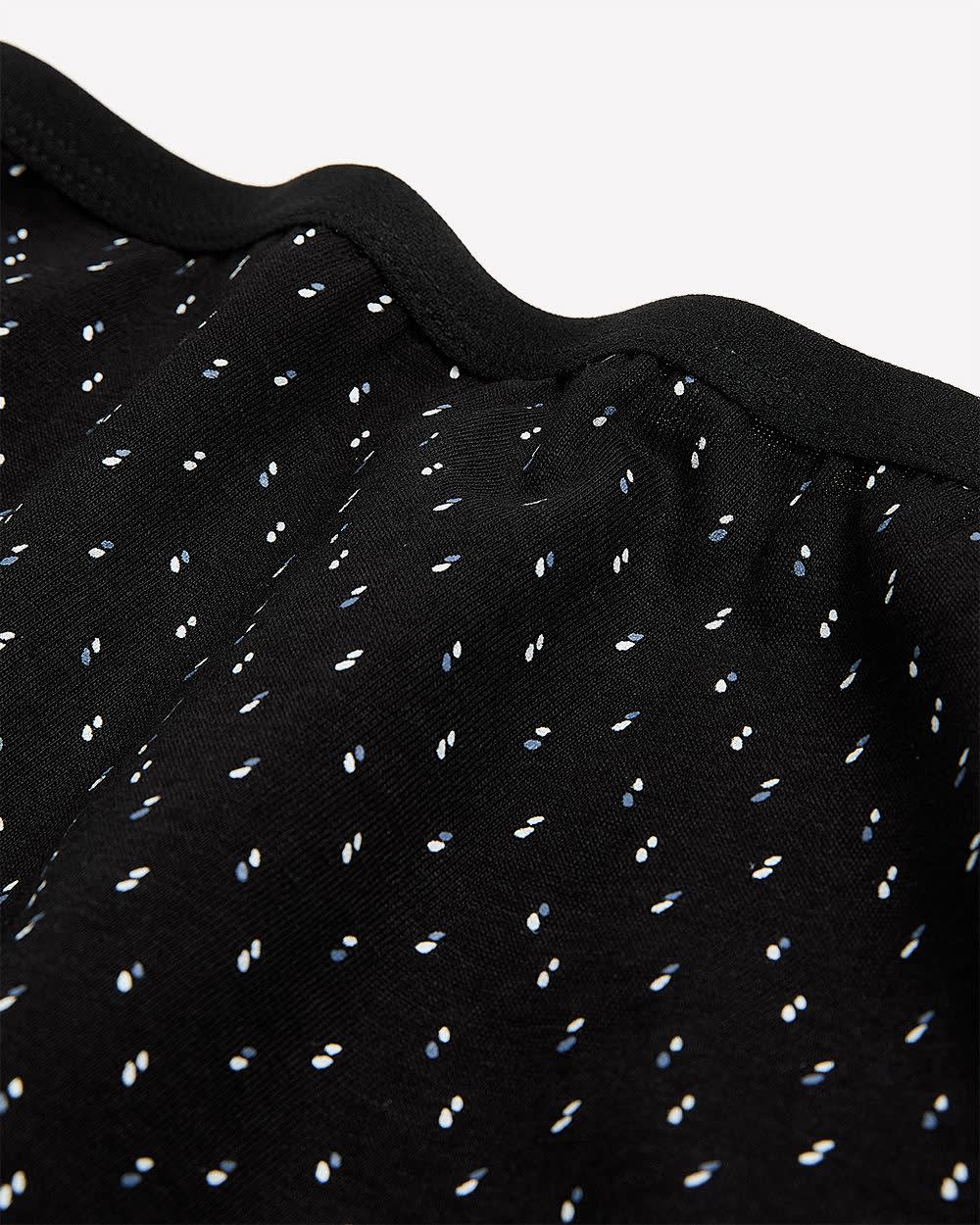 Culotte échancrée noire à  doubles pois - ti Voglio