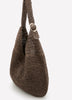 Straw Tote Bag with Buckle Strap