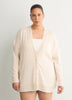 Responsible, Grey Fine Textured Long Cardigan - Active Zone