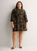 Long-Sleeve Fit-and-Flare Dress
