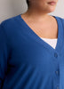Cotton-Blend Tunic Cardigan