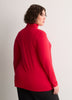 Responsible, Red Modern-Fit Turtle-Neck Long-Sleeve Top