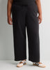 Black Essential Fleece Open-Hem Pant - adidas
