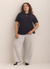 Black Short-Sleeve Crewneck Tee with Small Logo - adidas