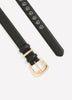 Denim Belt with Heart-Shaped Eyelets