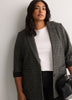 Charcoal Twill Winter Blazer