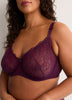 Full-Coverage Underwire Embroidered Mesh Bra - Déesse