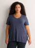 Responsible, Modern-Fit V-Neck Short-Sleeve Tunic Top