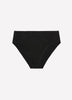 Black High-Cut Ribbed Knit Brief - tiVOGLIO