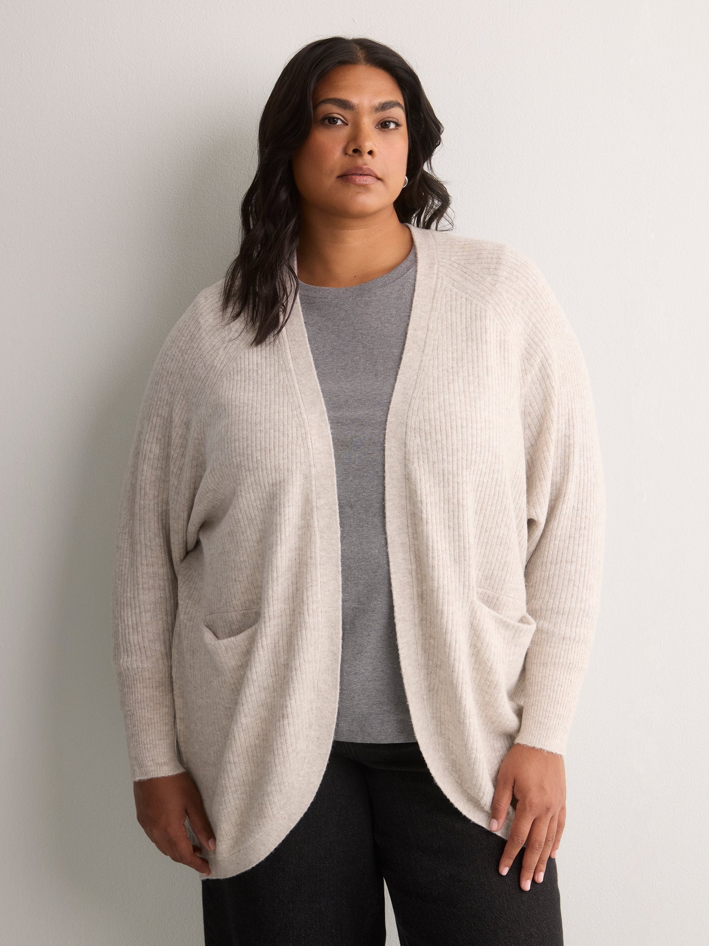 Belted Cocoon Sweater Cardigan