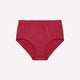 Red Heart-Print Seamless Full Brief - tiVOGLIO