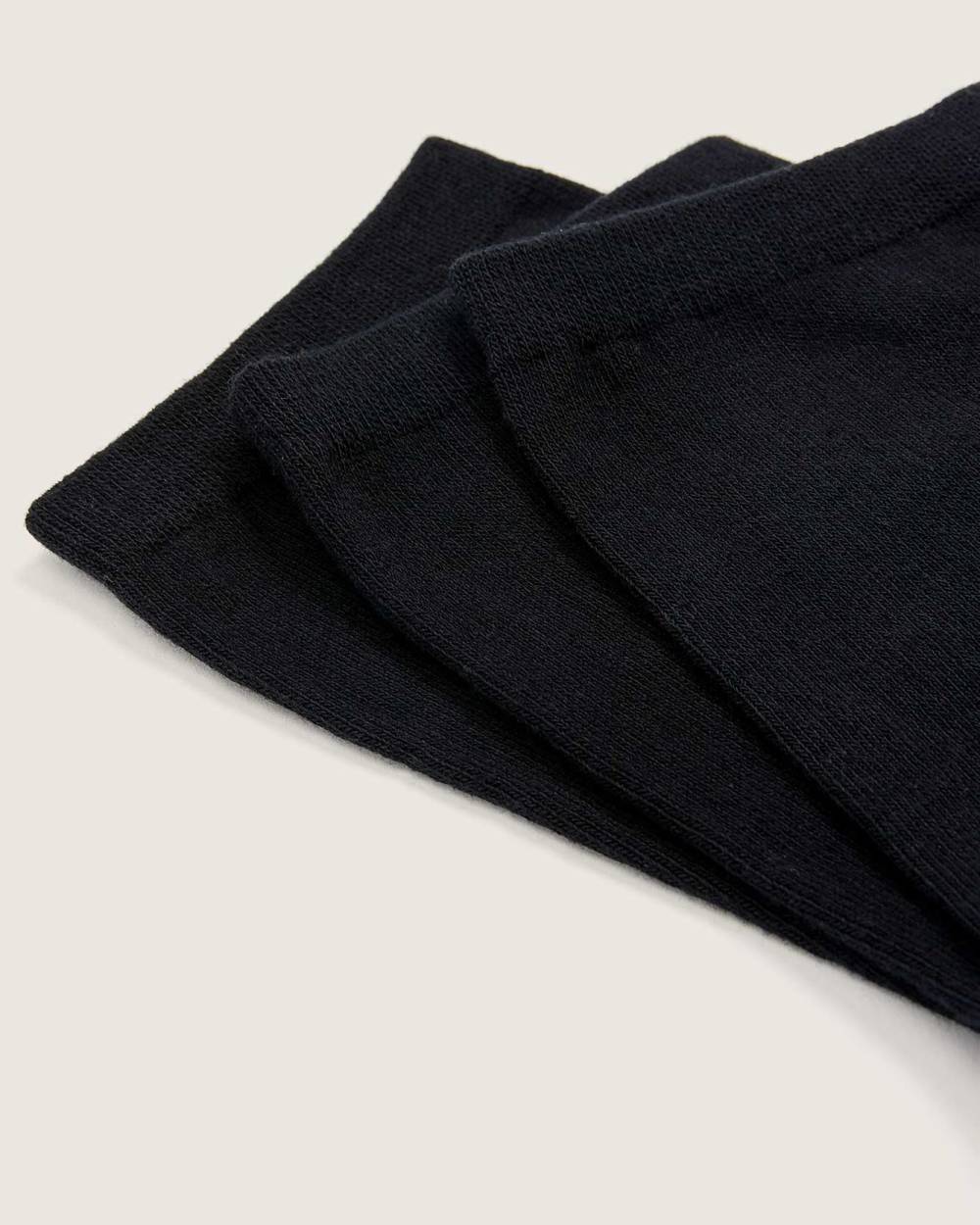 Chaussettes en coton, pqt de 3