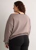 Off-Shoulder Year Round French Terry Sweatshirt - Fabletics