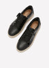 Wide Width, Mykah Joy Black Leather Sneaker - Clarks