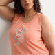Coral Snoopy Pyjama Tank Top - ti Voglio