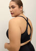 Black Medium-Support Wireless Sports Bra - Active Zone