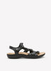Wide Width, Flat Laurieann Bell Strappy Sandal - Clarks