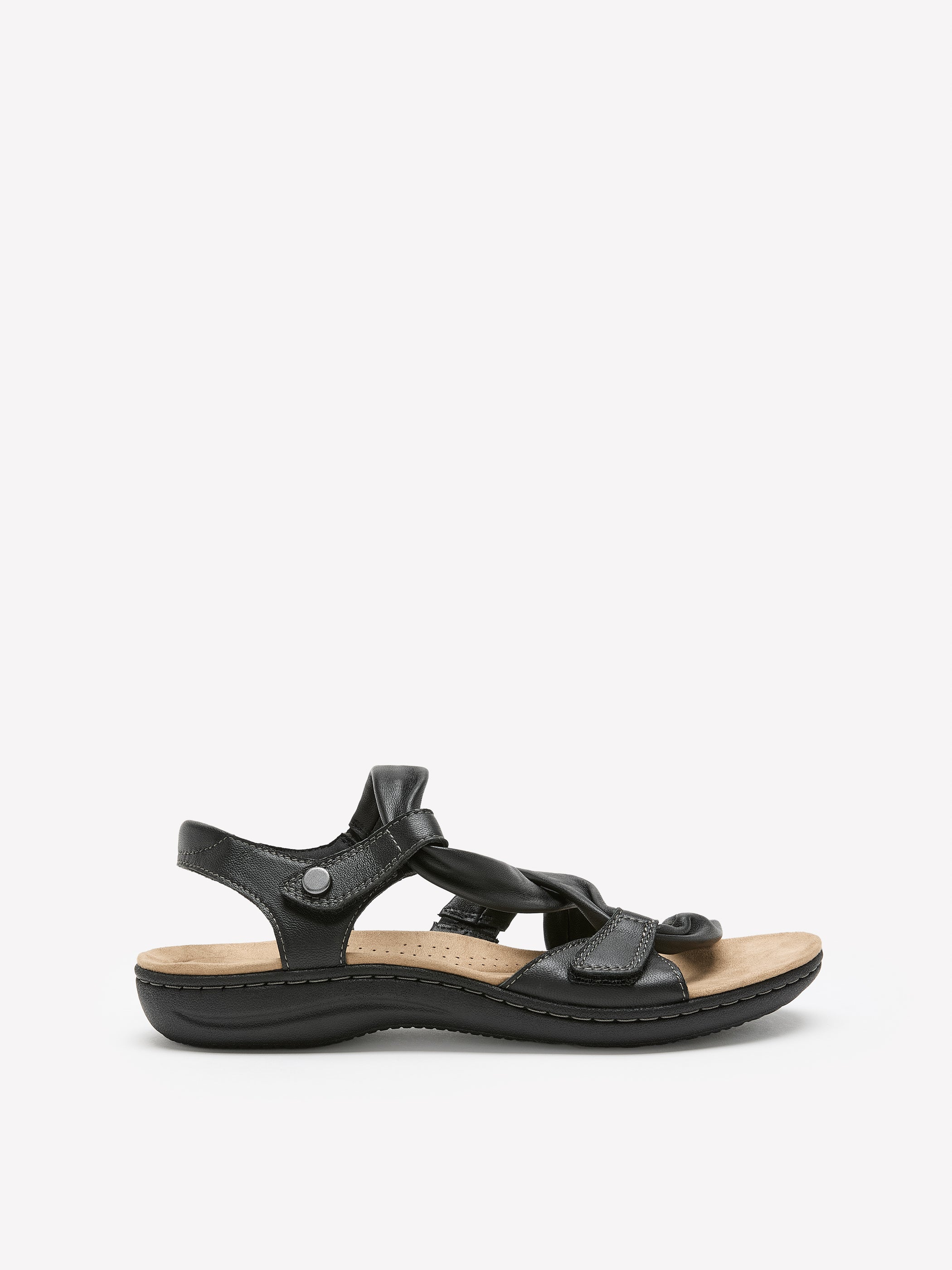 Wide Width, Flat Laurieann Bell Strappy Sandal - Clarks