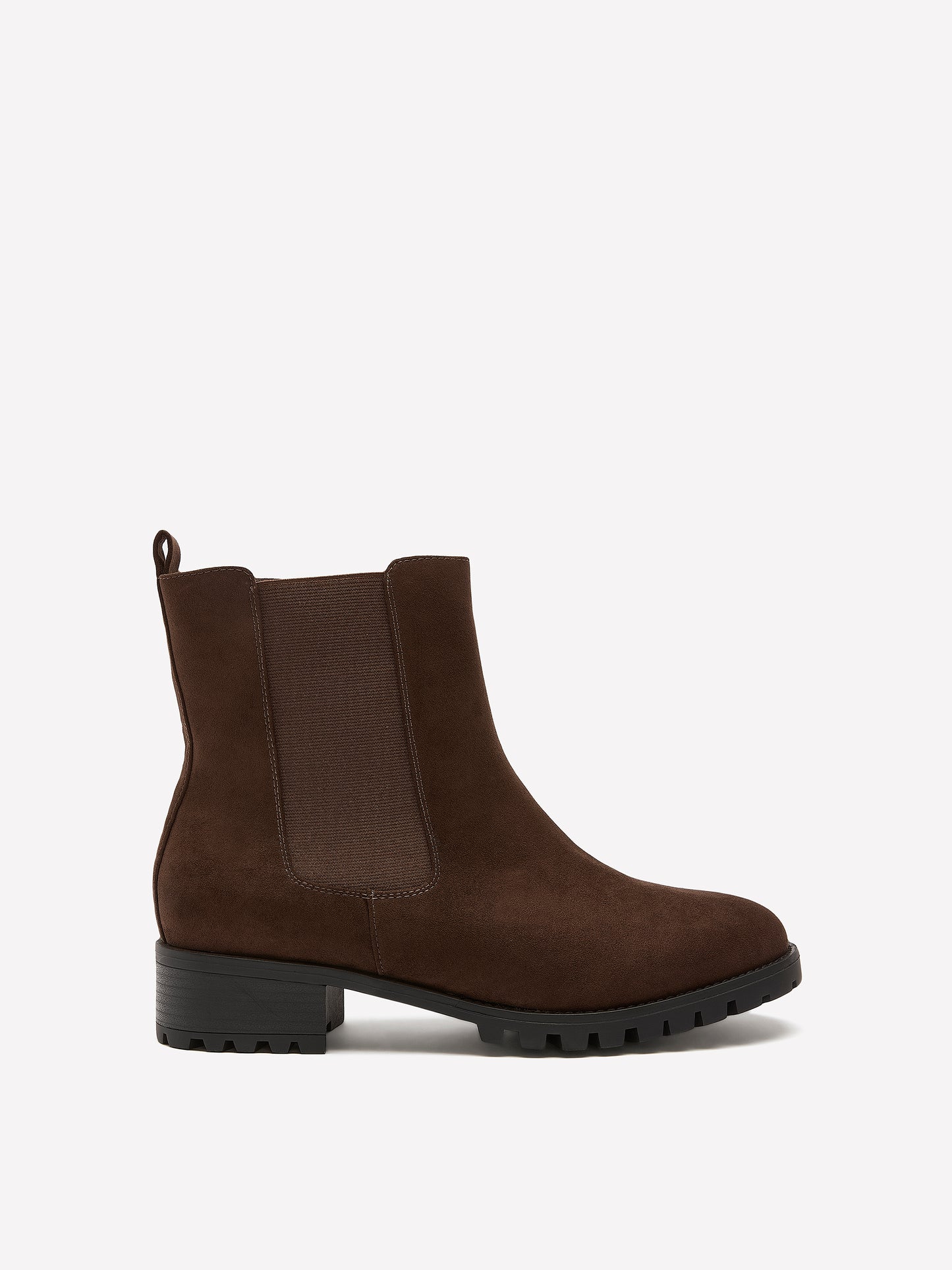 Extra Wide Width, Faux Suede Chelsea Bootie