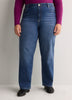 Straight-Leg Mid-Rise Classic Denim Pant - Addition Elle