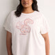 Short-Sleeve Boxy Pyjama Top with Snow White Print - tiVOGLIO