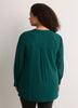 Pleated Buttoned-Down Slight Swing Blouse