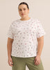 Boxy-Fit Printed Short-Sleeve Crew-Neck T-Shirt