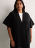Ribbed Stitch Knit Cardigan Cape