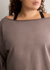 Off-Shoulder Year Round French Terry Sweatshirt - Fabletics