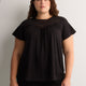 Slight Swing Top with Embroidered Yoke