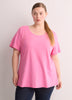 Curvy-Fit Short-Sleeve Crew-Neck Tee