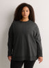 French Terry Long Sweatshirt with Fashion Cut - Active Zone
