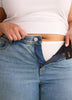 Classic-Fit Straight-Leg Mid-Rise Jean with Tummy Control - d/C JEANS