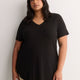 Modern-Fit V-Neck Tunic - PENN. Essentials