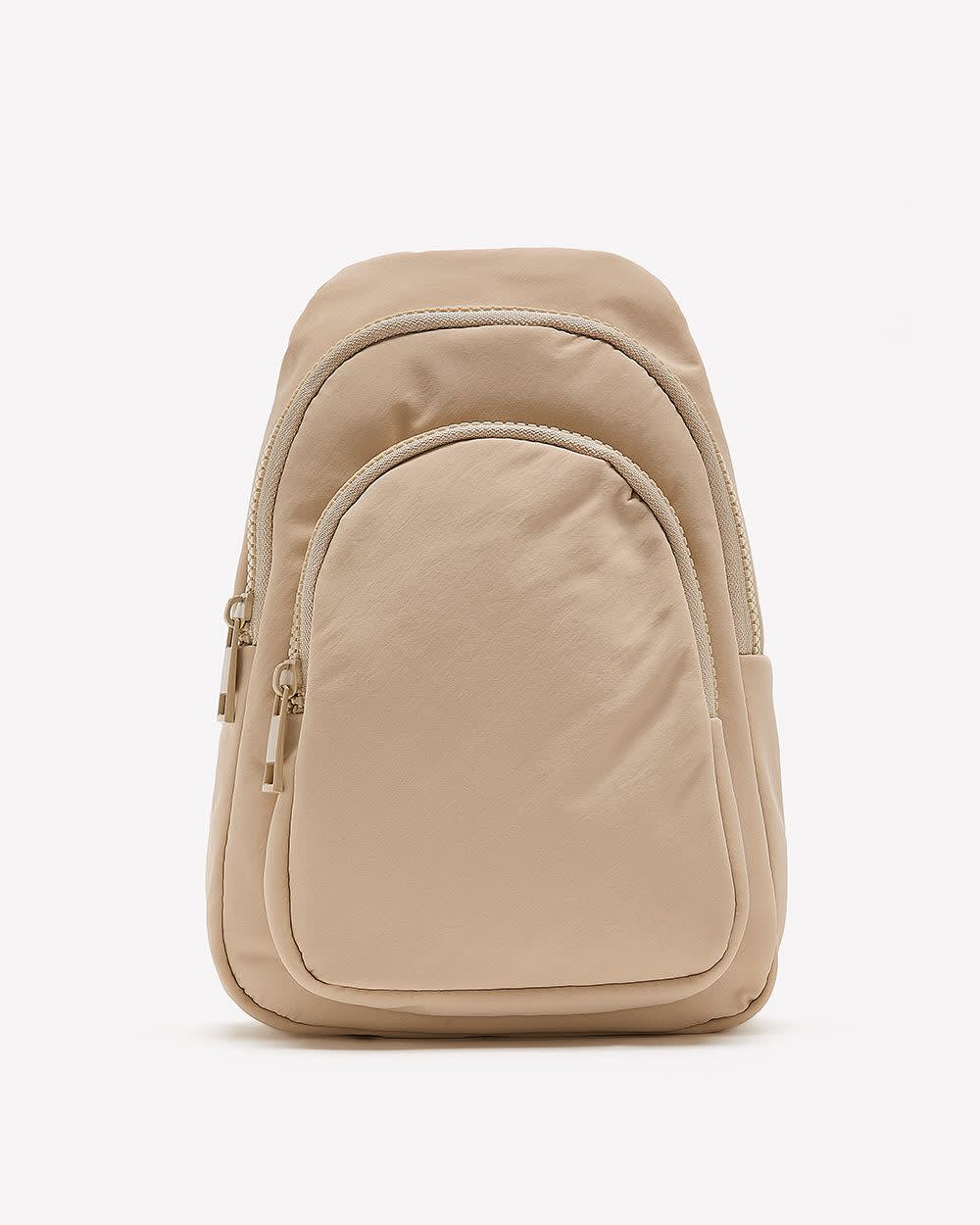 Sac à bandoulière en nylon avec sangle contrastante - Active Zone