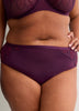High-Cut Microfibre Brief with Side Embroidery - Déesse