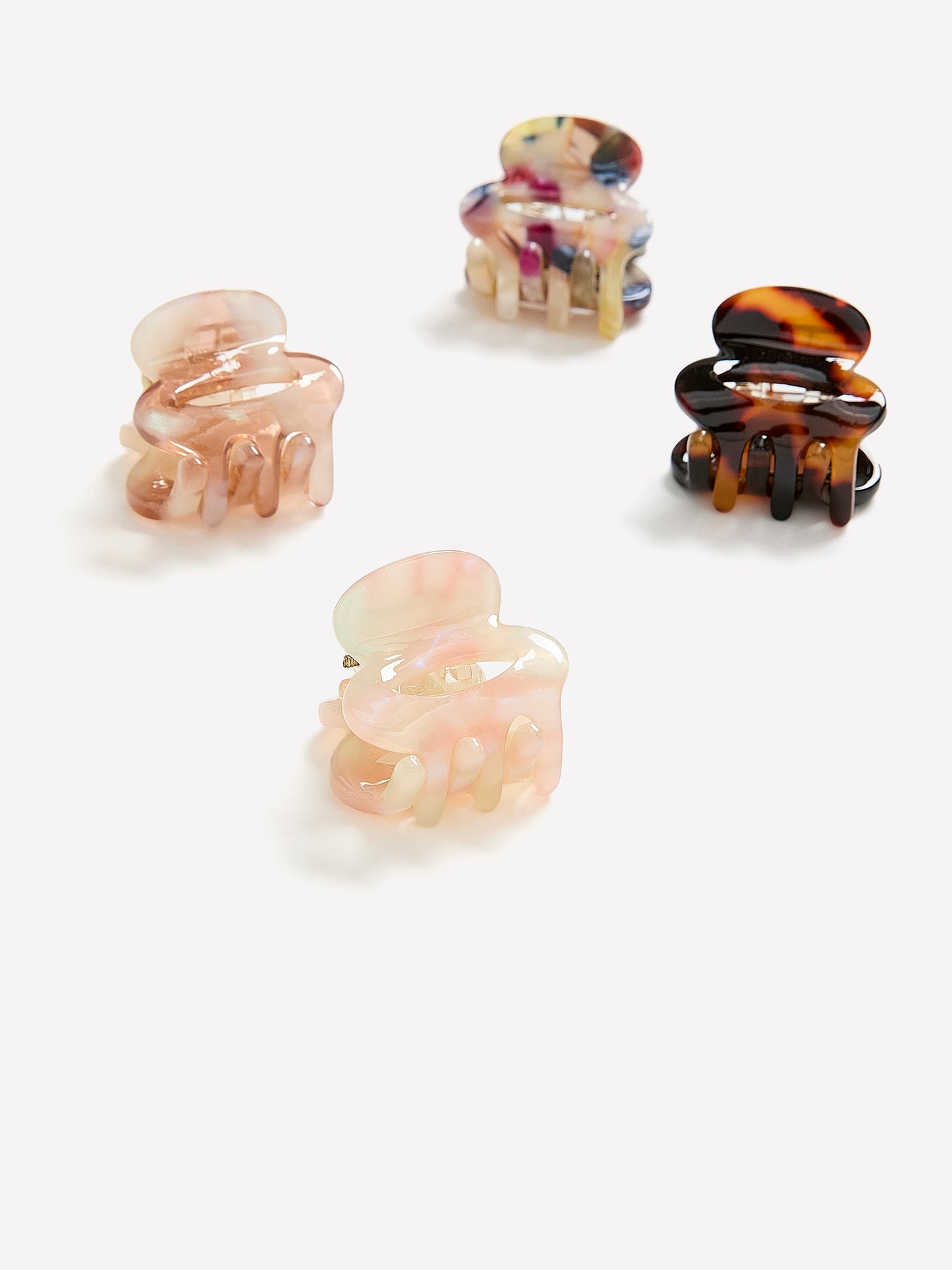 Assorted Small Hair Claws, Set of 4