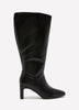 Wide Width, Extra Wide Calf, Black Nona Knee-High Blade-Heel Boots - Naturalizer