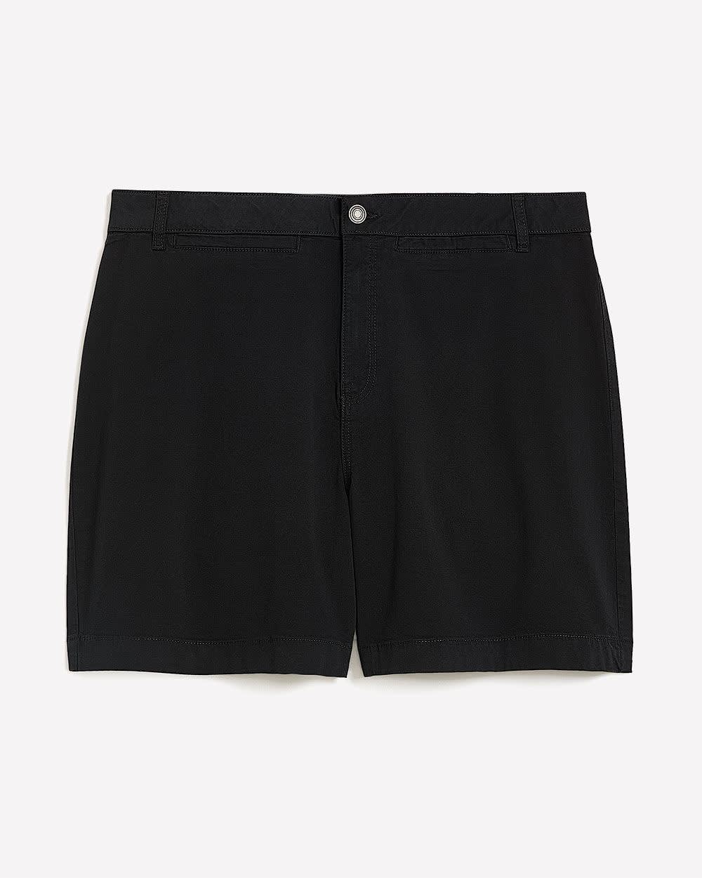 Short en coton, coupe galbée