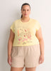 Straight-Fit Extended-Sleeve Crew-Neck Knit Top