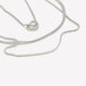 Chain Necklaces with Heart Pendant, Set of 3