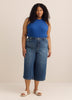 Fitted Halter-Neck Rib Knit Tank Top