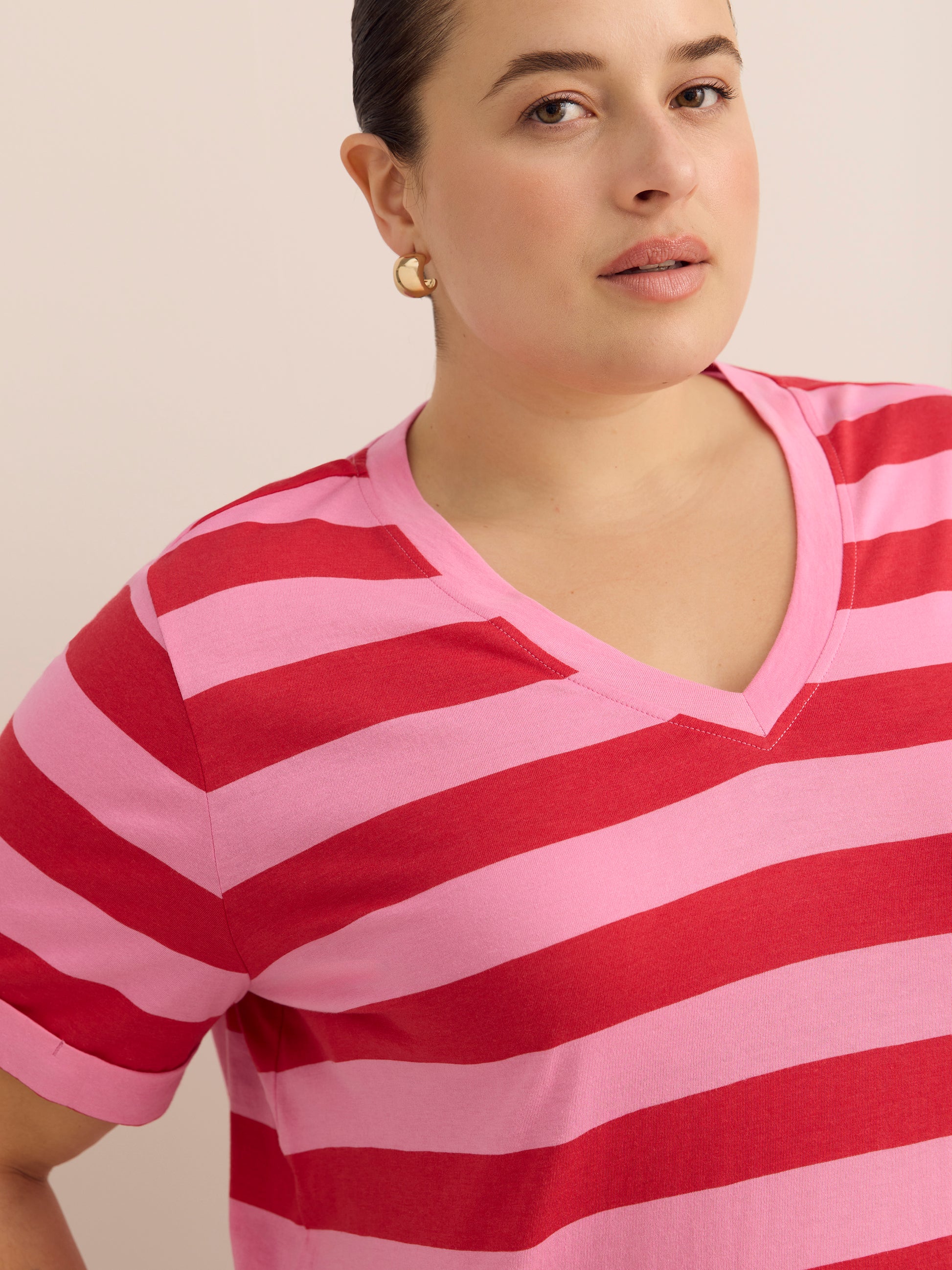 Responsible, Boyfriend-Fit Tee with Slits